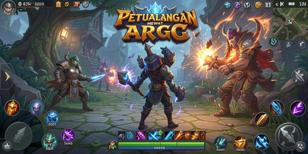 Tampilan menarik dari gameplay ARPG di 8ZK, penuh aksi dan strategi.