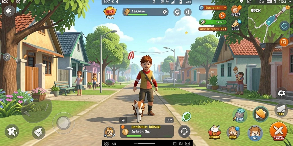 Menggambarkan gameplay menarik dari 99ZK dan interaksi sosial antar pemain.