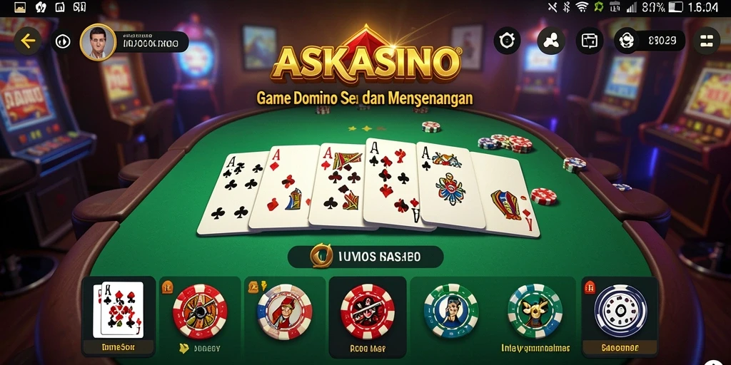 Screenshot gameplay ASKASINO yang menarik perhatian.