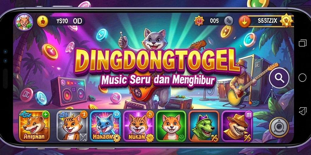 Gameplay DINGDONGTOGEL saat bernyanyi bersama teman.