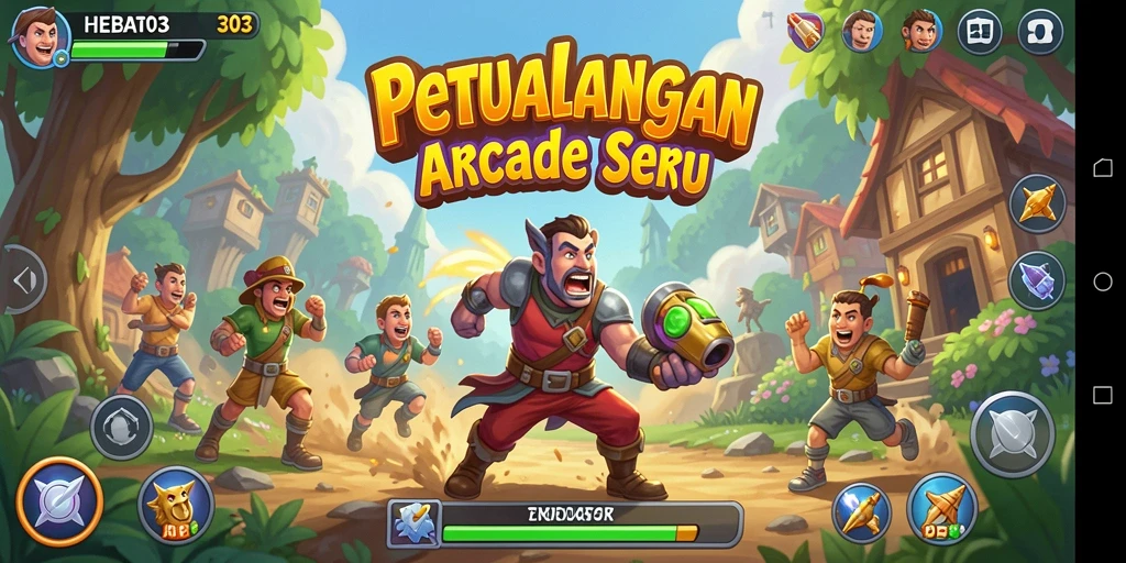 Tampilan gameplay HEBAT303 yang menegangkan dan penuh aksi.