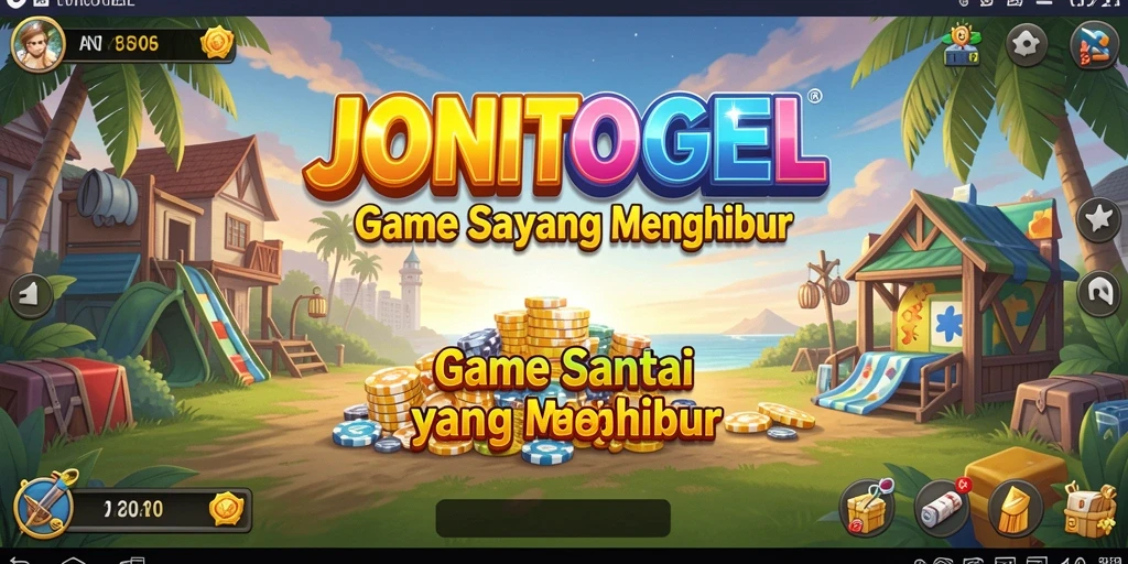 Tampilan gameplay seru JONITOGEL yang menghibur.