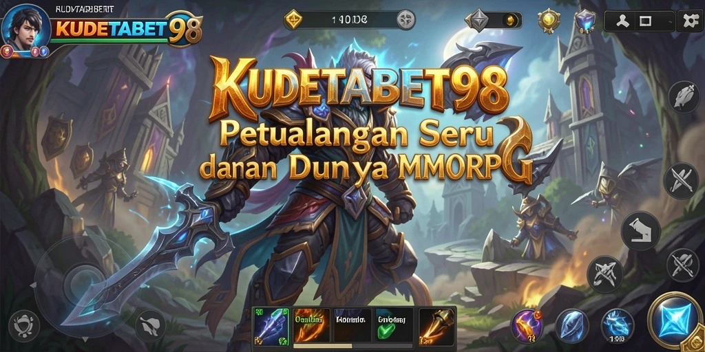 Screenshot gameplay KUDETABET98 menampilkan pertarungan epik dan eksplorasi dunia MMORPG.