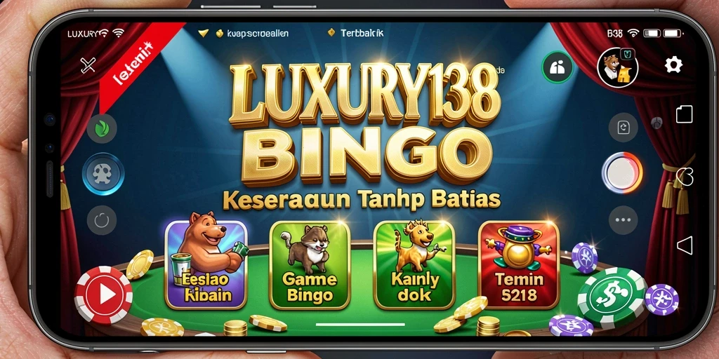 Tampilan gameplay LUXURY138 dengan suasana Bingo yang mendebarkan.