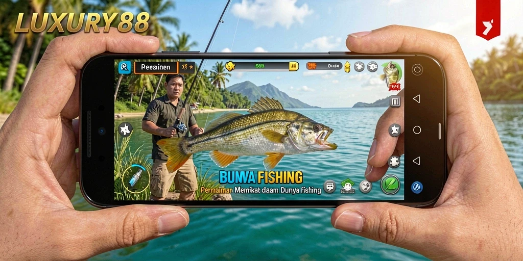 Gameplay menarik LUXURY88 dengan pengalaman memancing yang memukau.