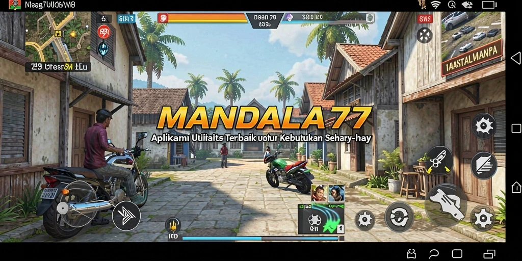 Screenshot utama <strong>MANDALA77</strong> menampilkan antarmuka aplikasi yang intuitif.