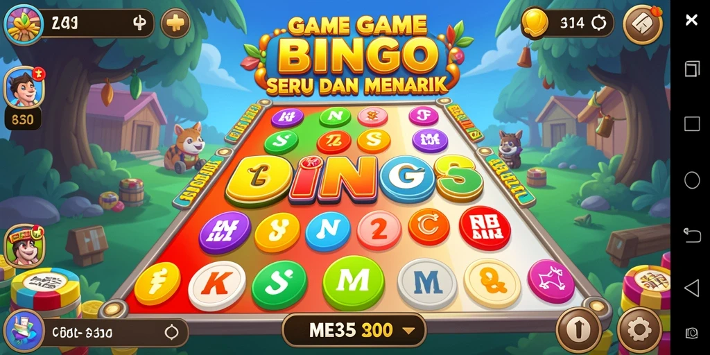 Gameplay seru dan menegangkan dalam game Bingo ME355.