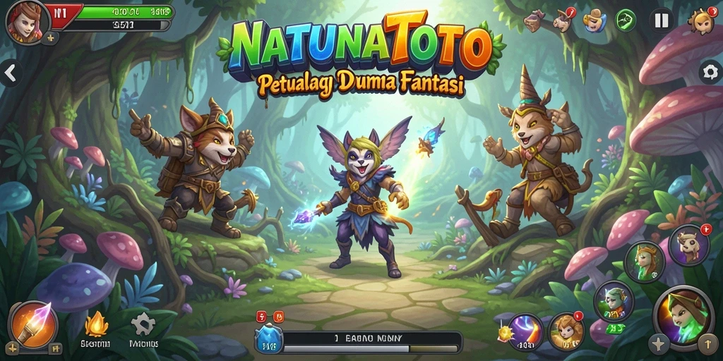 Gameplay NATUNATOTO yang menegangkan dan grafis menawan.