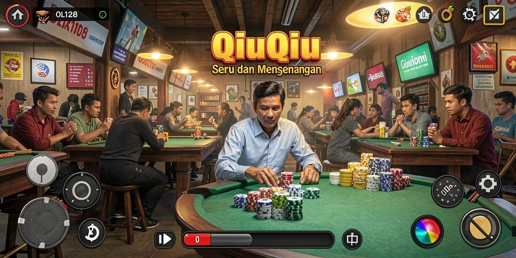 Screenshot gameplay QiuQiu yang menegangkan di OLX128.