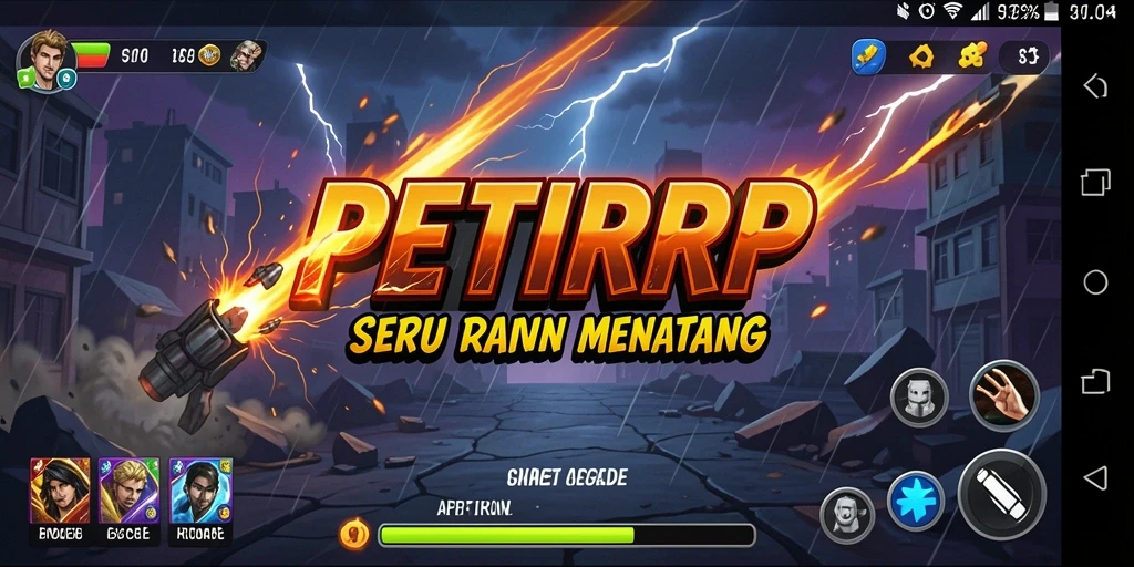Tampilan gameplay seru dan penuh tantangan di PETIRRP.