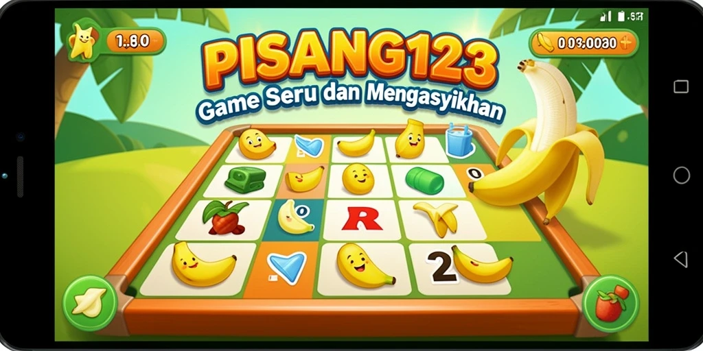 Tampilan menarik saat bermain Bingo di PISANG123.