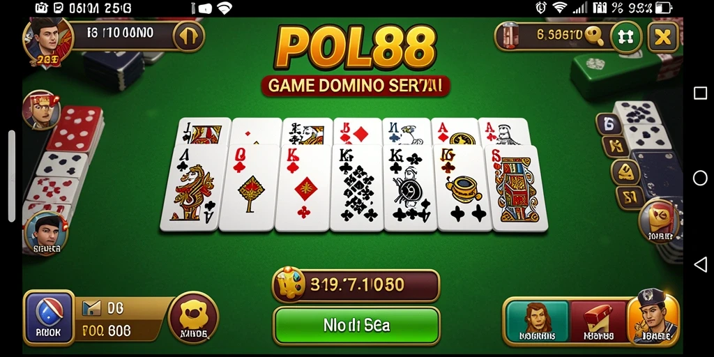 Tampilan gameplay Domino yang menarik dalam POL88.
