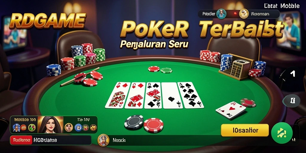 Tampilan gameplay Poker RPGAME yang menarik dan menyenangkan.