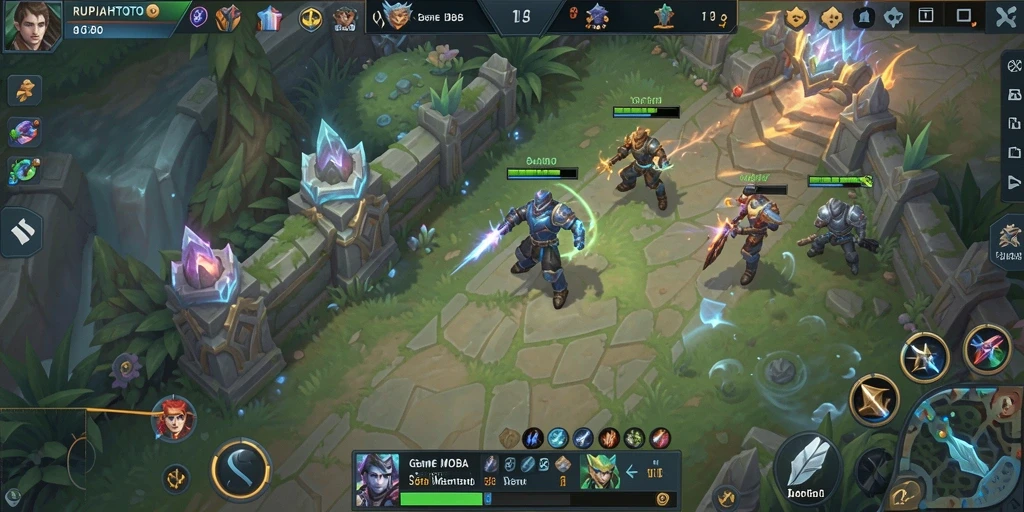 Tampilan gameplay RUPIAHTOTO yang mendebarkan dan strategis.