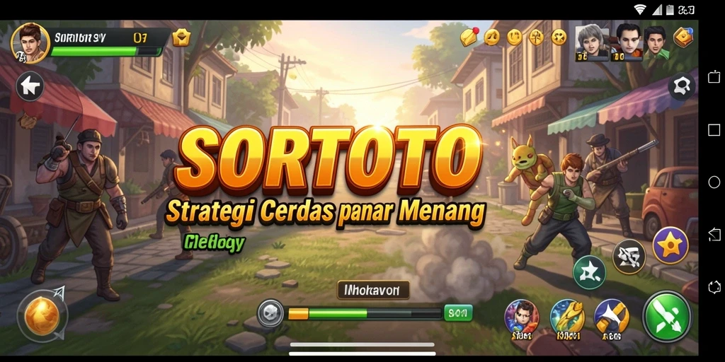 Tampilan menarik dari gameplay SORTOTO yang menantang.