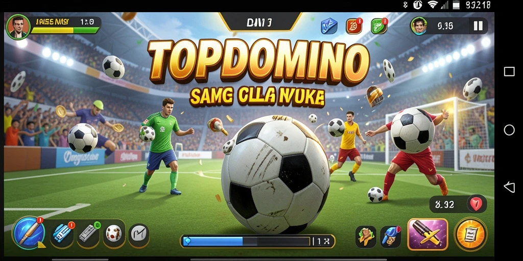 Screenshot gameplay TOPDOMINO yang penuh aksi dan strategi.