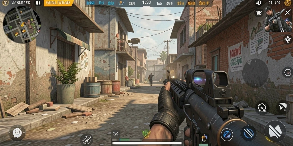Tampak menegangkan saat beraksi dalam gameplay WINLIVE4D.