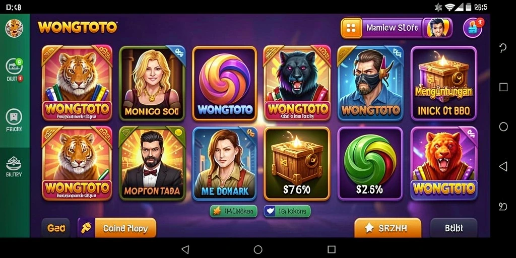 Tampilan gameplay slot WONGTOTO yang mengasyikkan.