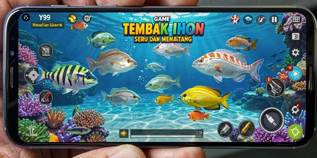 Gameplay seru Y89 dengan aksi Tembak Ikan yang menantang.